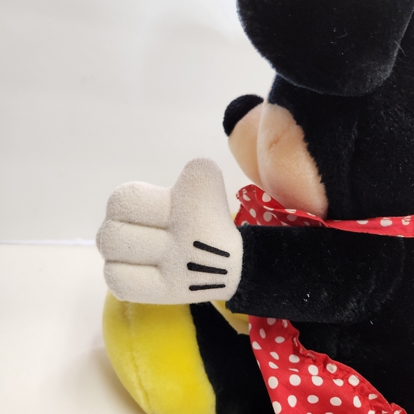 Vintage Walt Disney Minnie Mouse Stuffed Animal Plush Disneyland Polka Dot - Picture 4 of 7